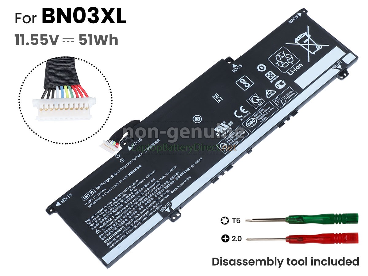 replacement HP Envy LAPTOP 13-BA0951ND battery