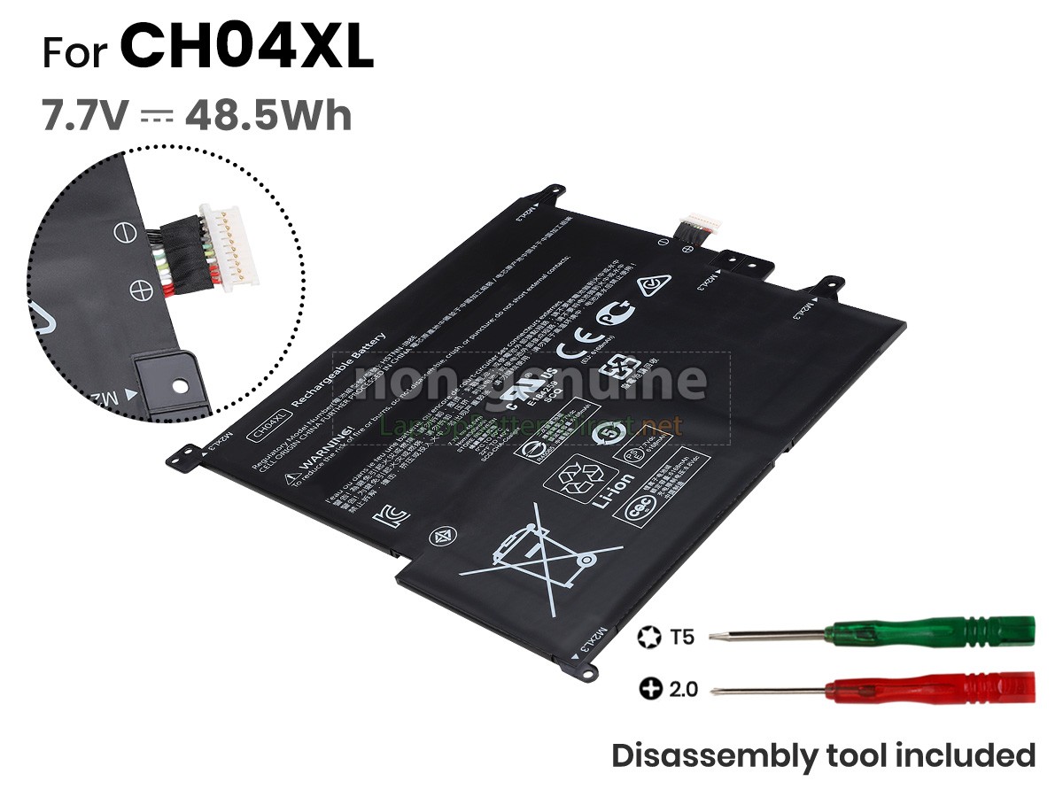 replacement HP Chromebook X2 12-F000NF battery