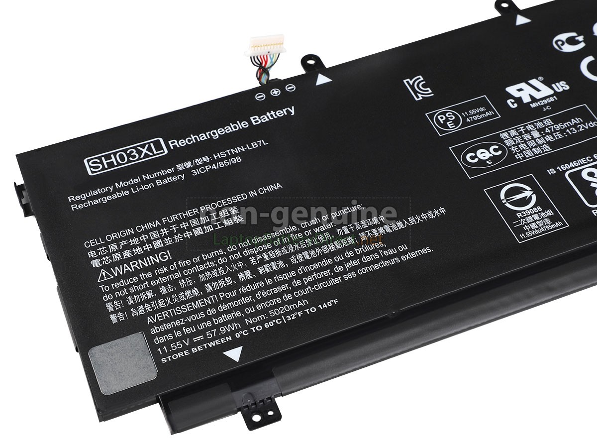 replacement HP Spectre X360 13-W009TU laptop battery