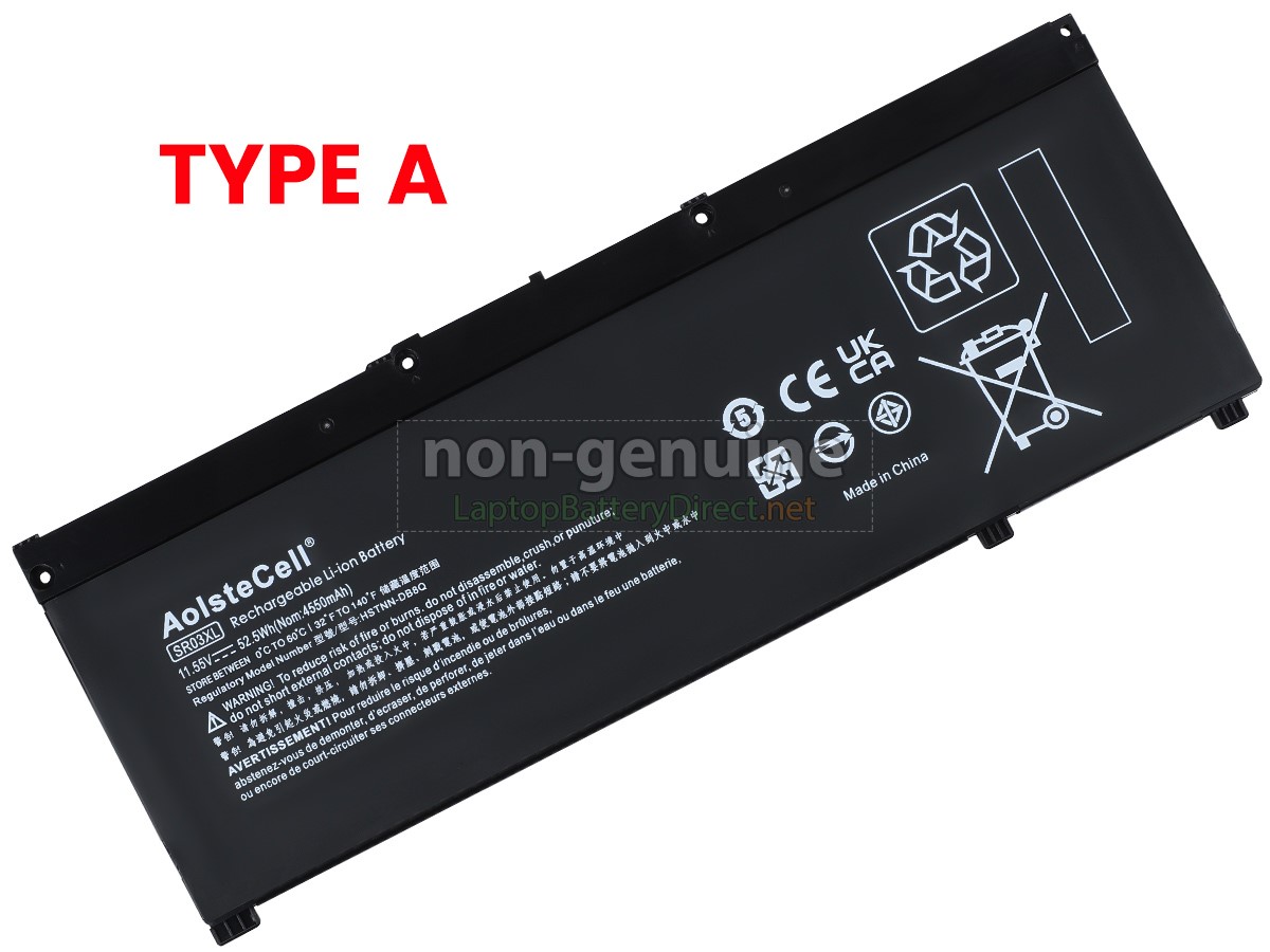 replacement HP Gaming Pavilion 15-CX0003NM battery