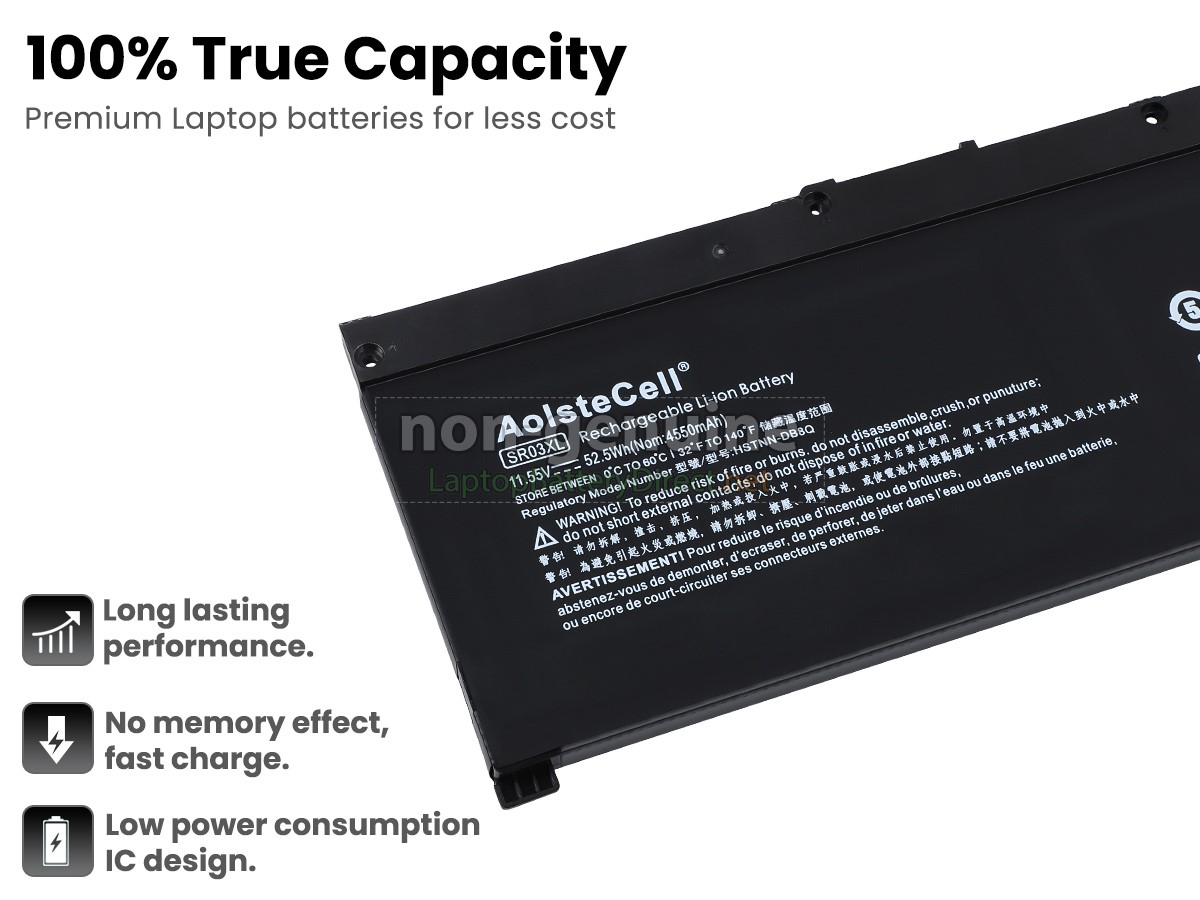 replacement HP Omen 15-DC0017NP battery