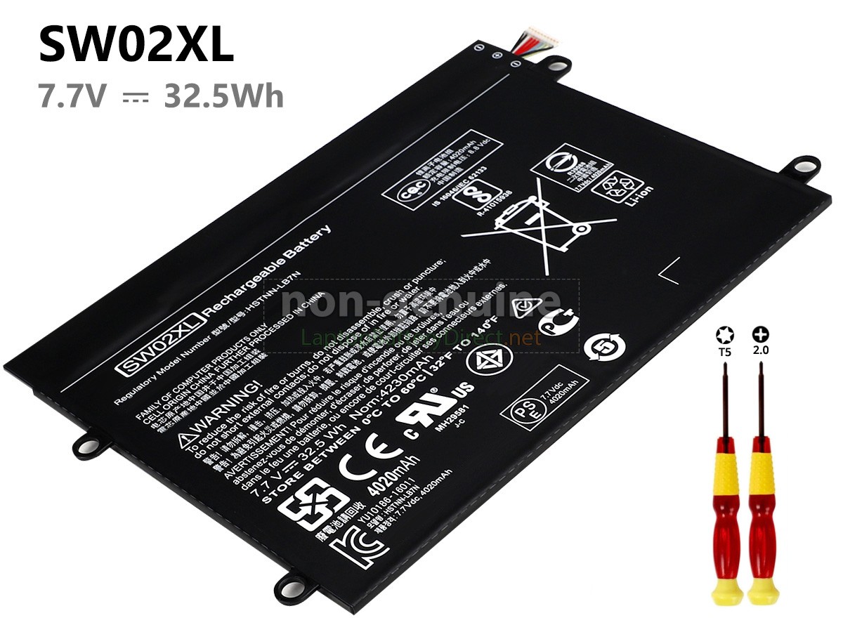 replacement HP Notebook X2 10-P046TU battery