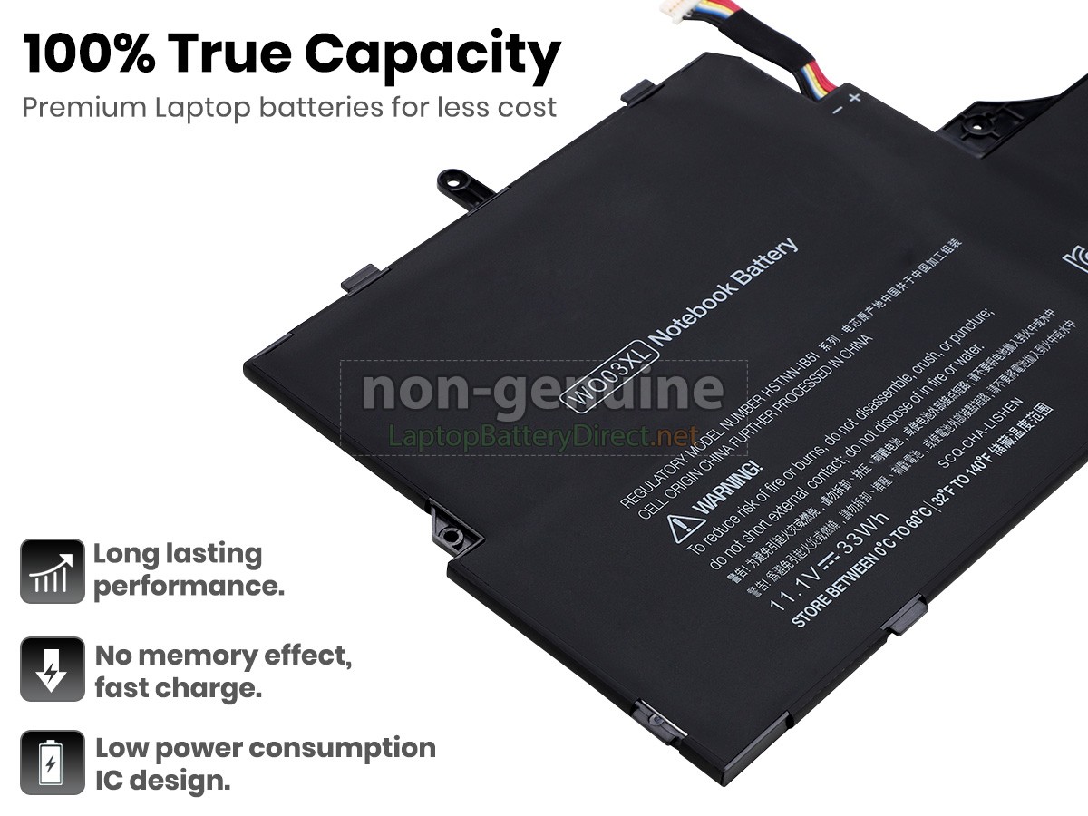 replacement HP Pavilion 13-P165EO X2 KEYBOARD BASE battery