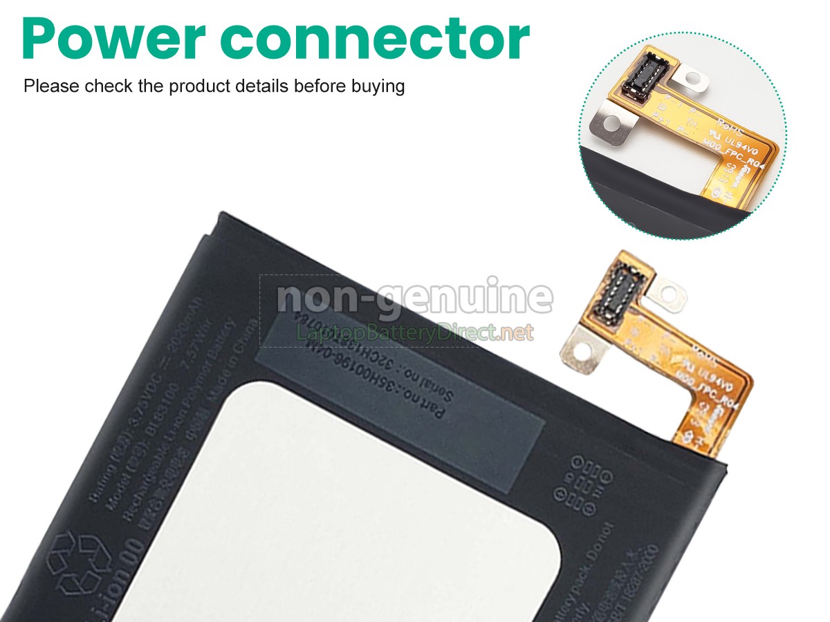replacement HTC 9060 battery