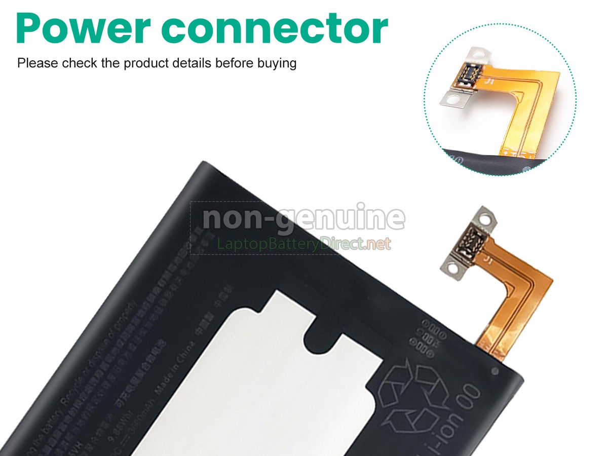 replacement HTC BOP6B100 battery