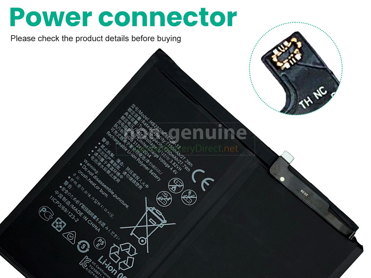 replacement Huawei HB28D8C8ECW-12 battery
