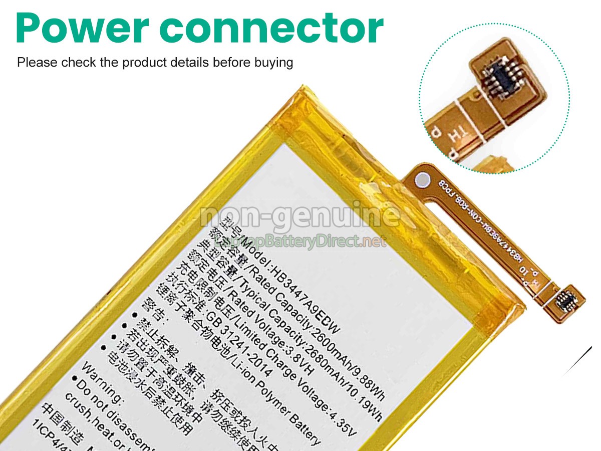 replacement Huawei HB3447A9EBW battery
