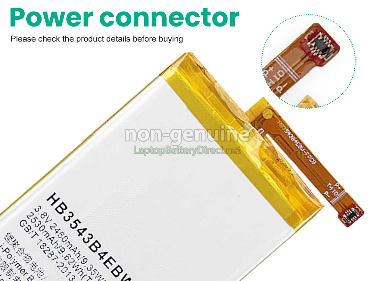 replacement Huawei HB3543B4EBW battery