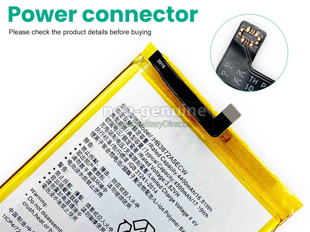 replacement Huawei HB3872A5ECW battery