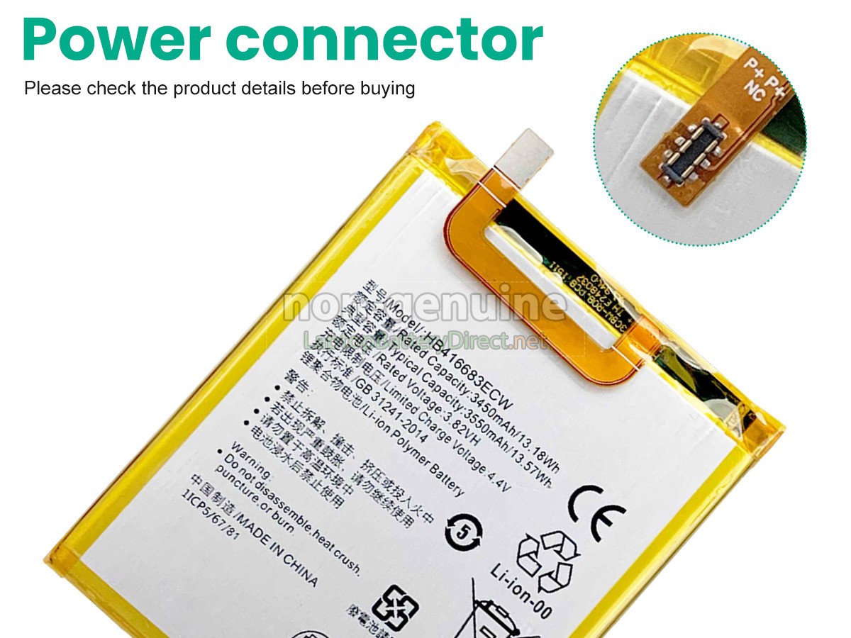 replacement Huawei HB416683ECW battery