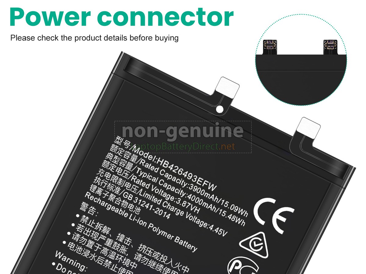 replacement Huawei NOVA 10 battery