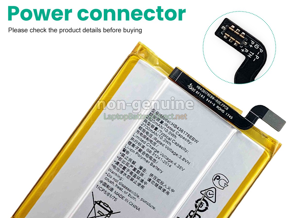 replacement Huawei MATE S battery