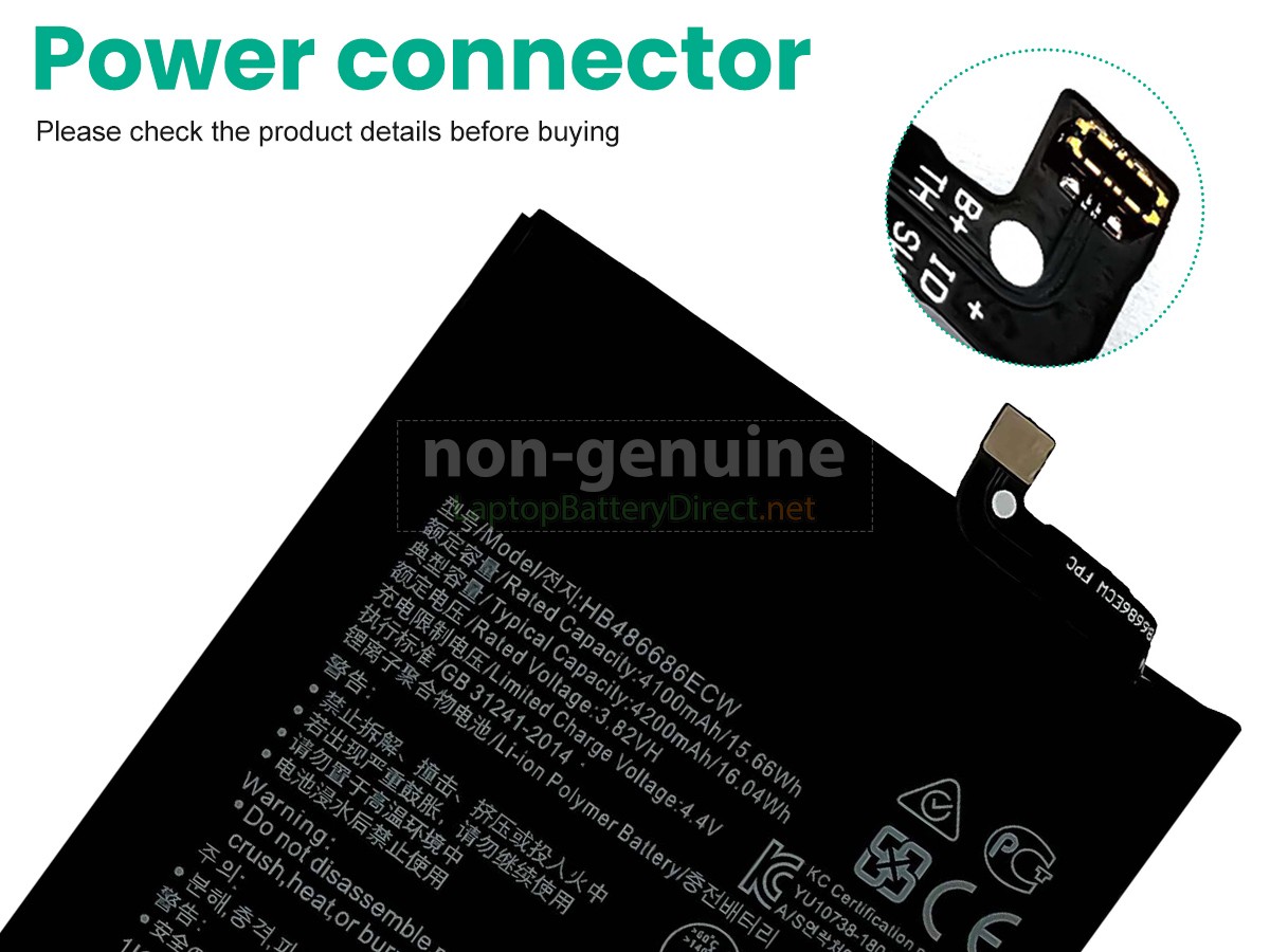 replacement Huawei Y9A battery