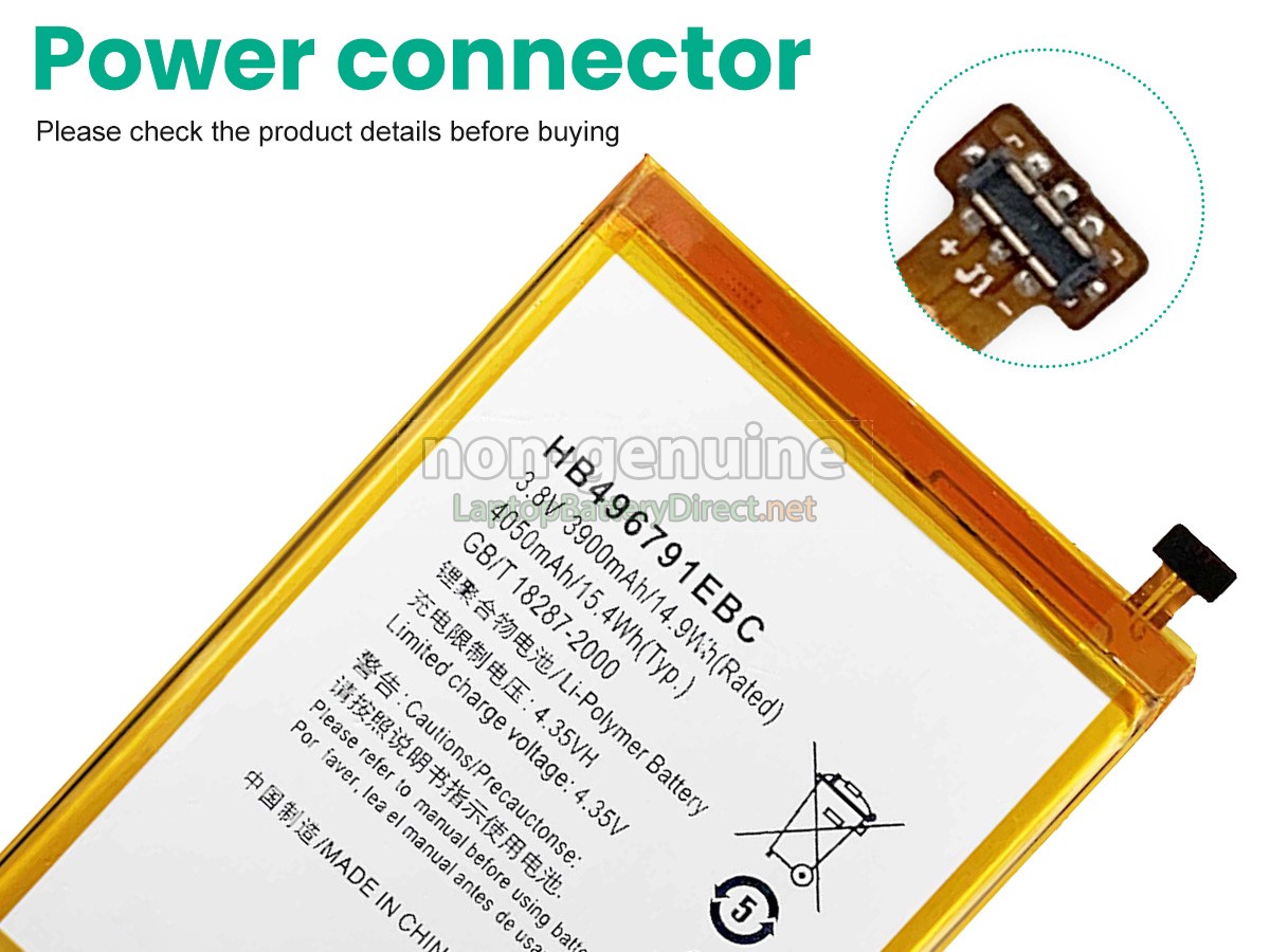 replacement Huawei HB496791EBC battery