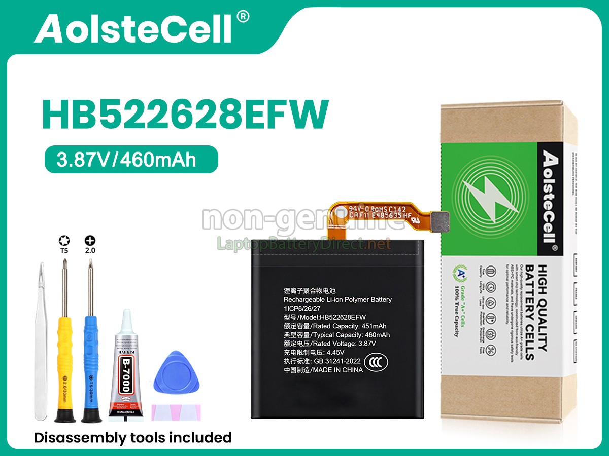 replacement Huawei HB522628EFW battery