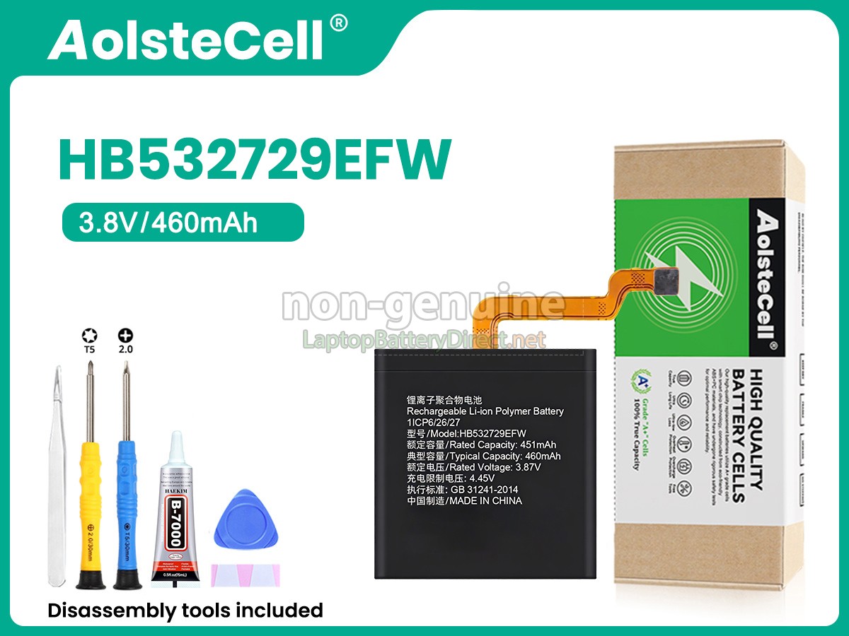 replacement Huawei HB532729EFW battery