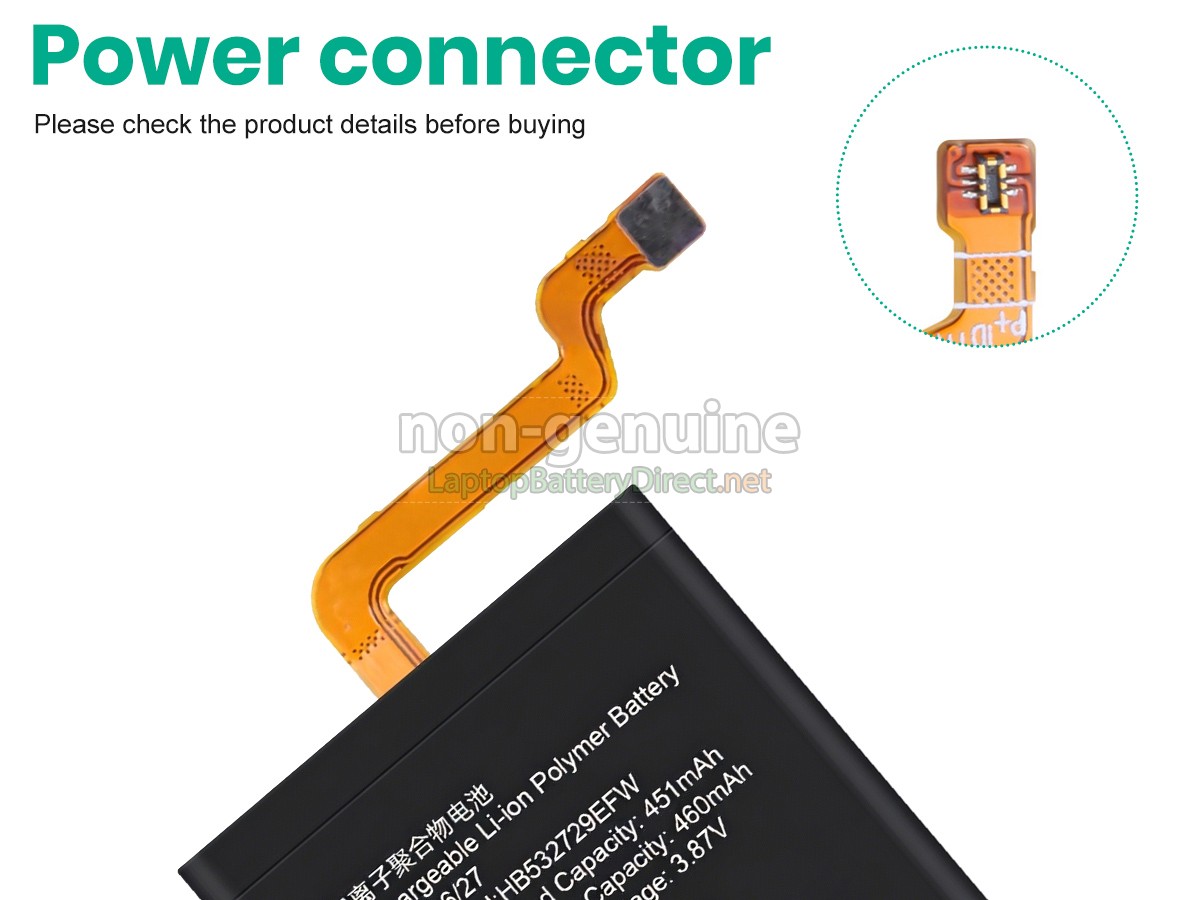 replacement Huawei HB532729EFW battery