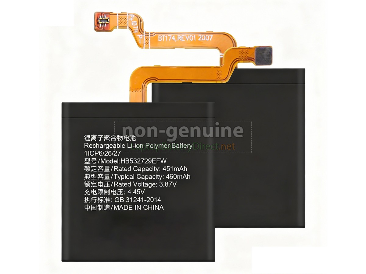 replacement Huawei HB532729EFW battery
