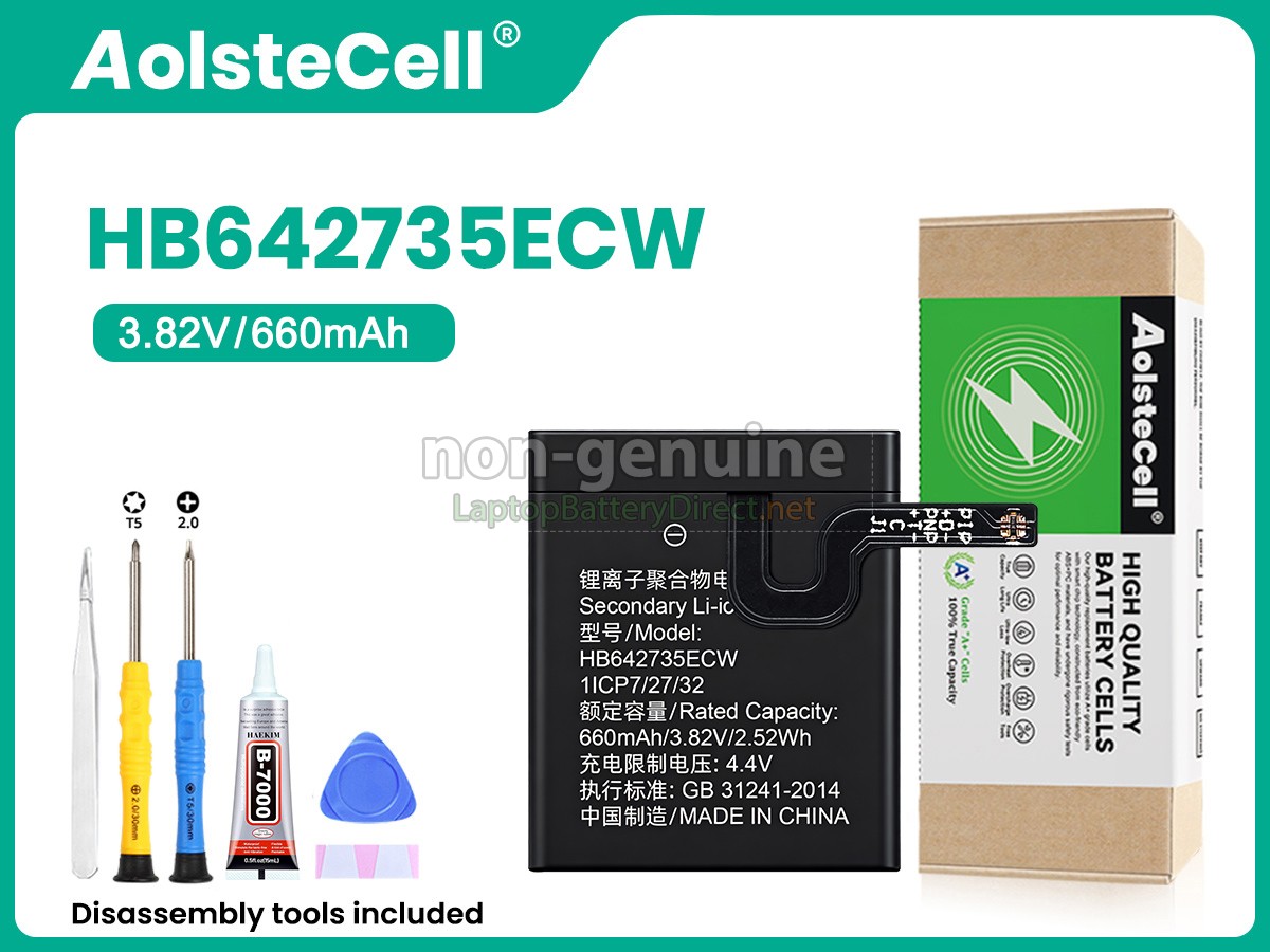 replacement Huawei HB642735ECW battery