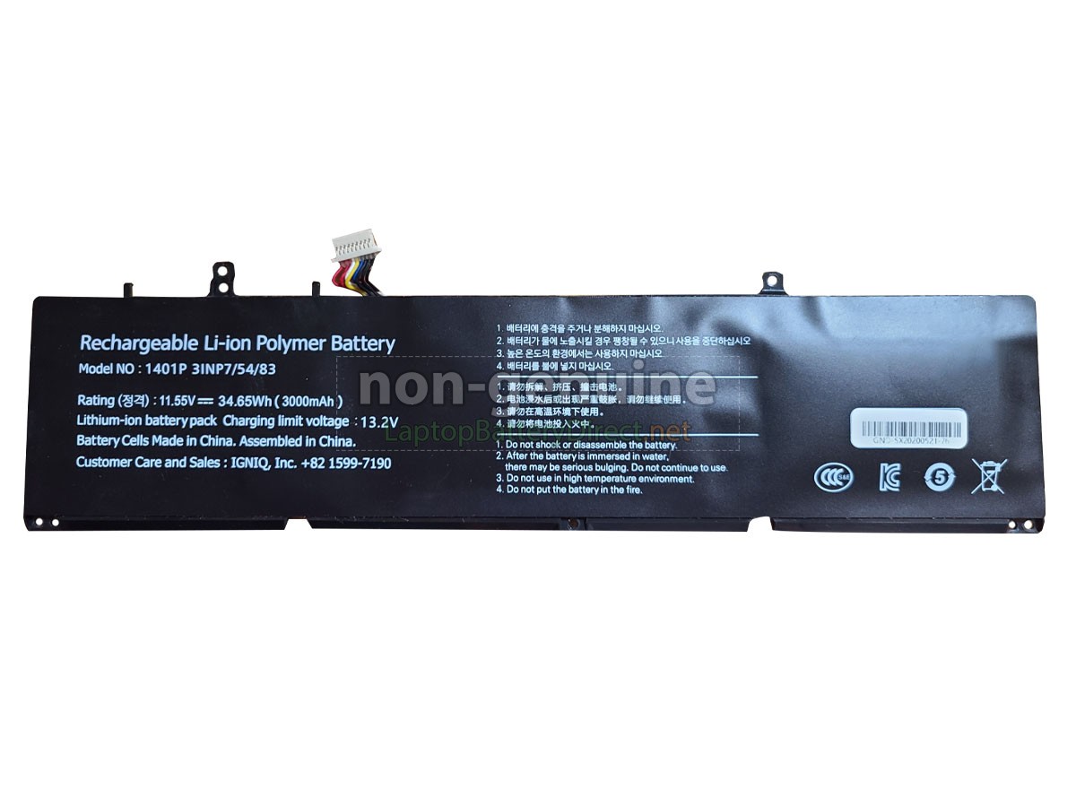 replacement IGNIQ BYBOOK PRO 14X 1401P battery
