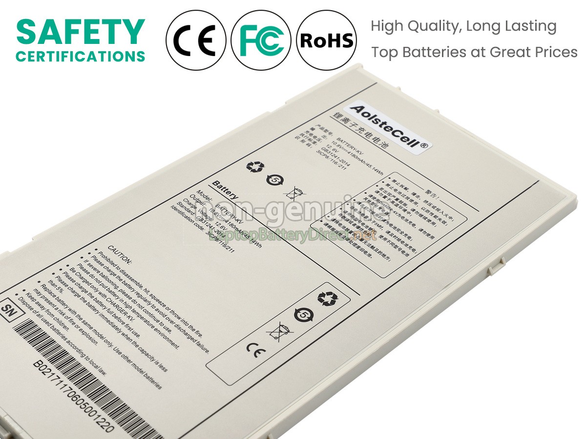 replacement Iray BATTERY-KV battery