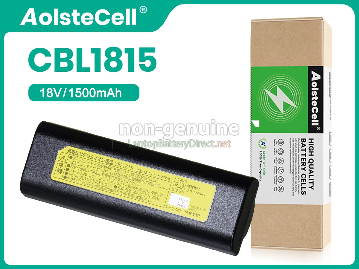 replacement Iris Ohyama IC-SLDCP12 battery