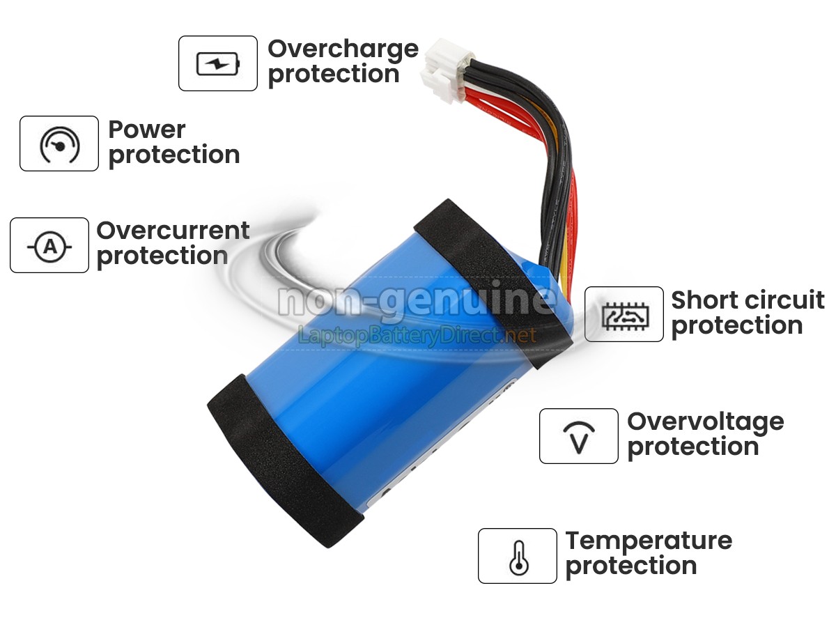 replacement JBL CHARGE 5 WIRELESS BLUETOOTH SPEAKER battery