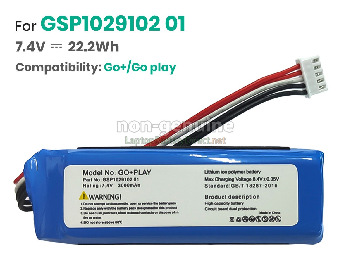 replacement JBL GO PLAY battery