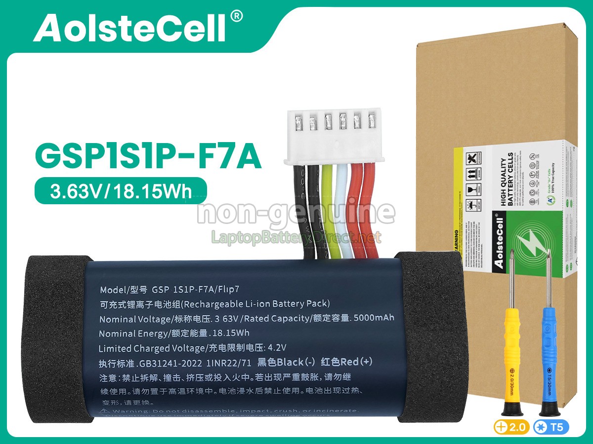 replacement JBL FLIP 7 battery