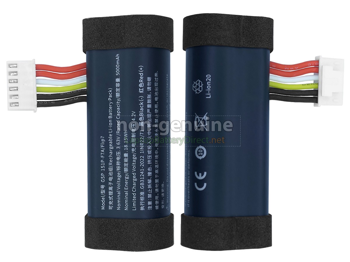replacement JBL FLIP 7 battery