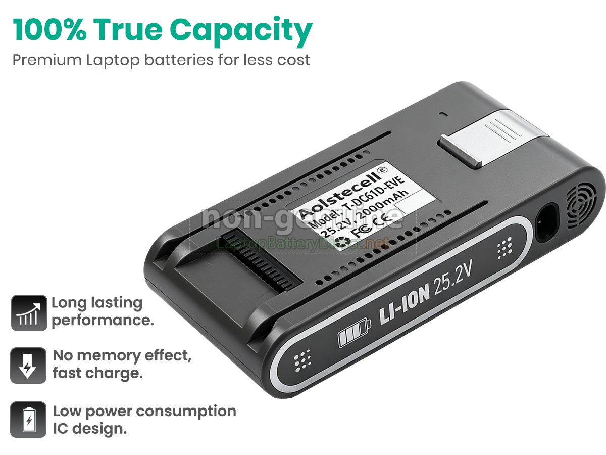 replacement JIMMY H8 FLEX battery