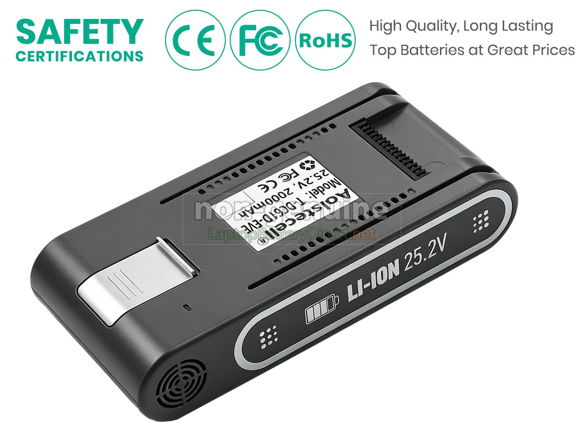 replacement JIMMY H8 FLEX battery