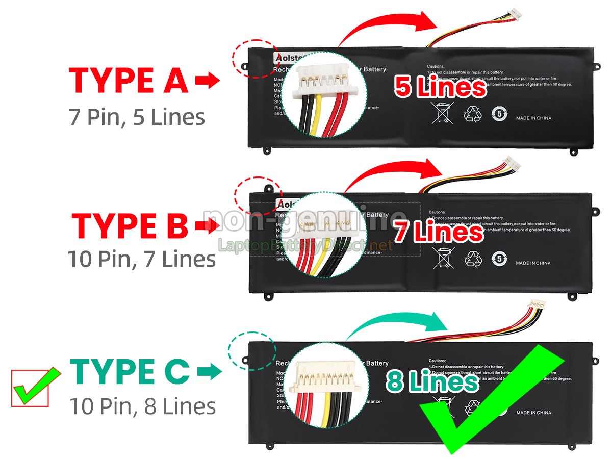 replacement Jumper 5080270P battery