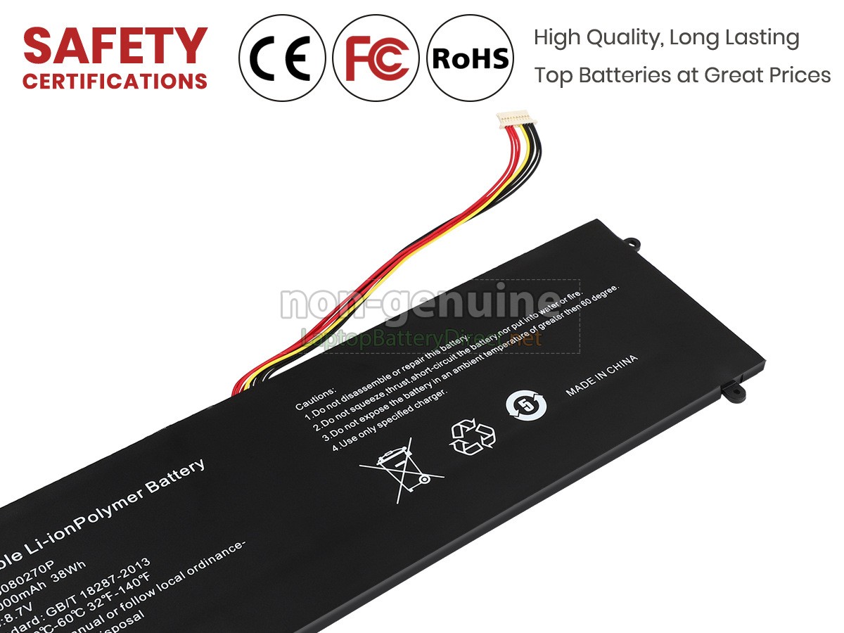 replacement Jumper 5080270P battery