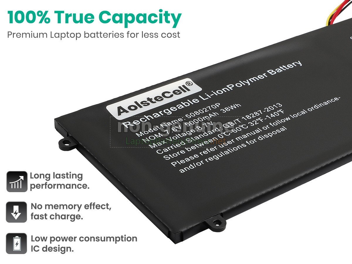 replacement Jumper 5080270P battery