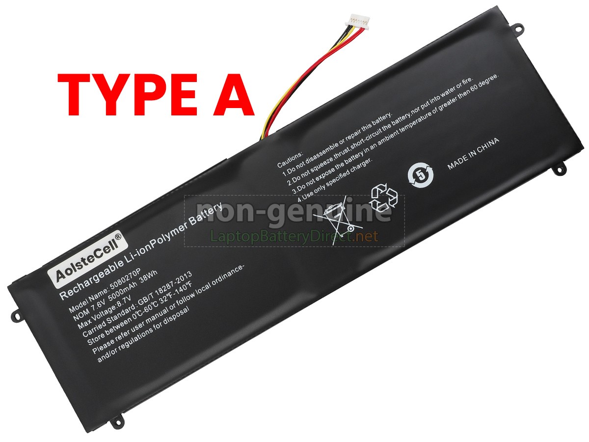 replacement Jumper 5080270P battery