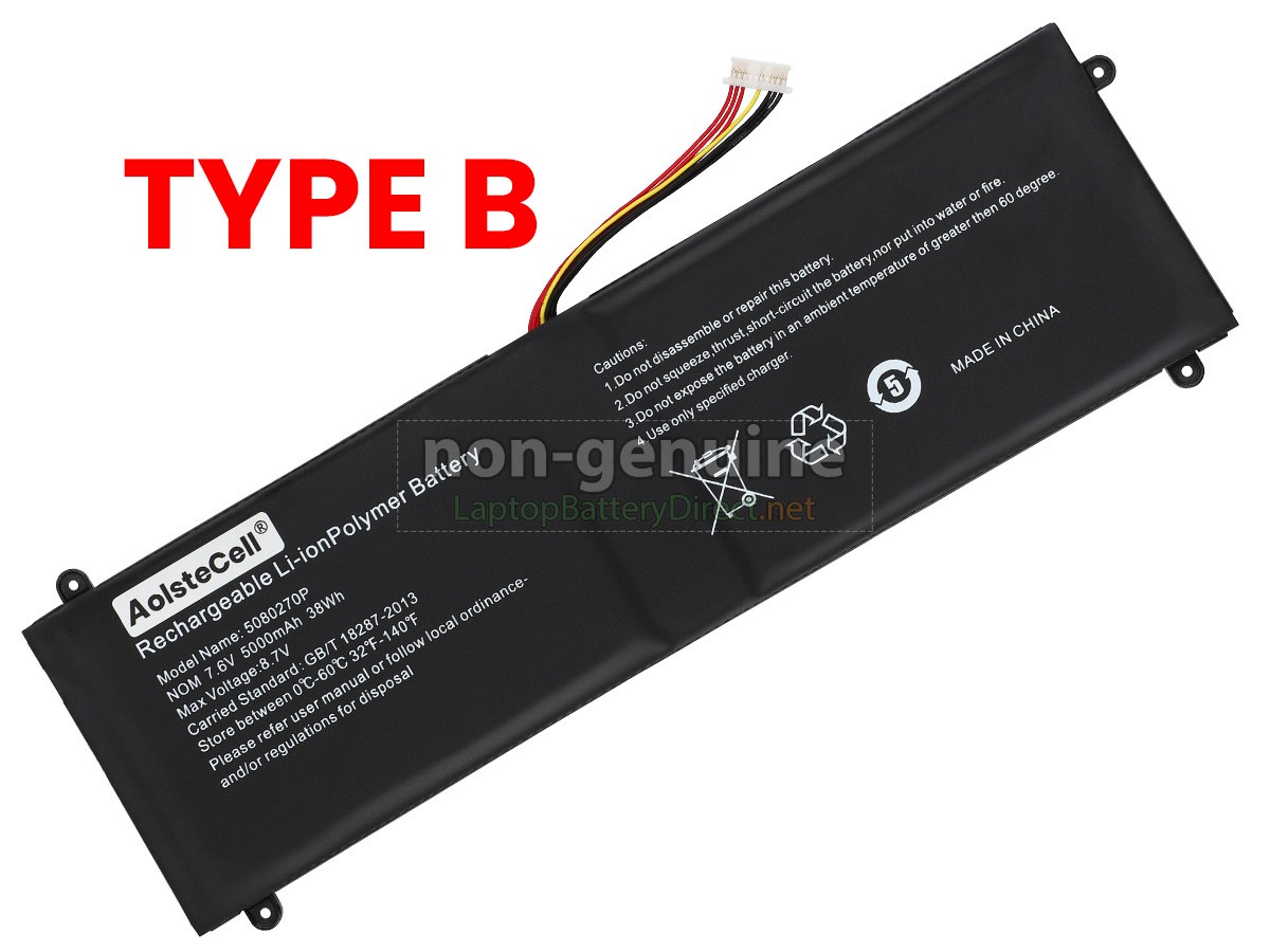 replacement Jumper 5080270P battery