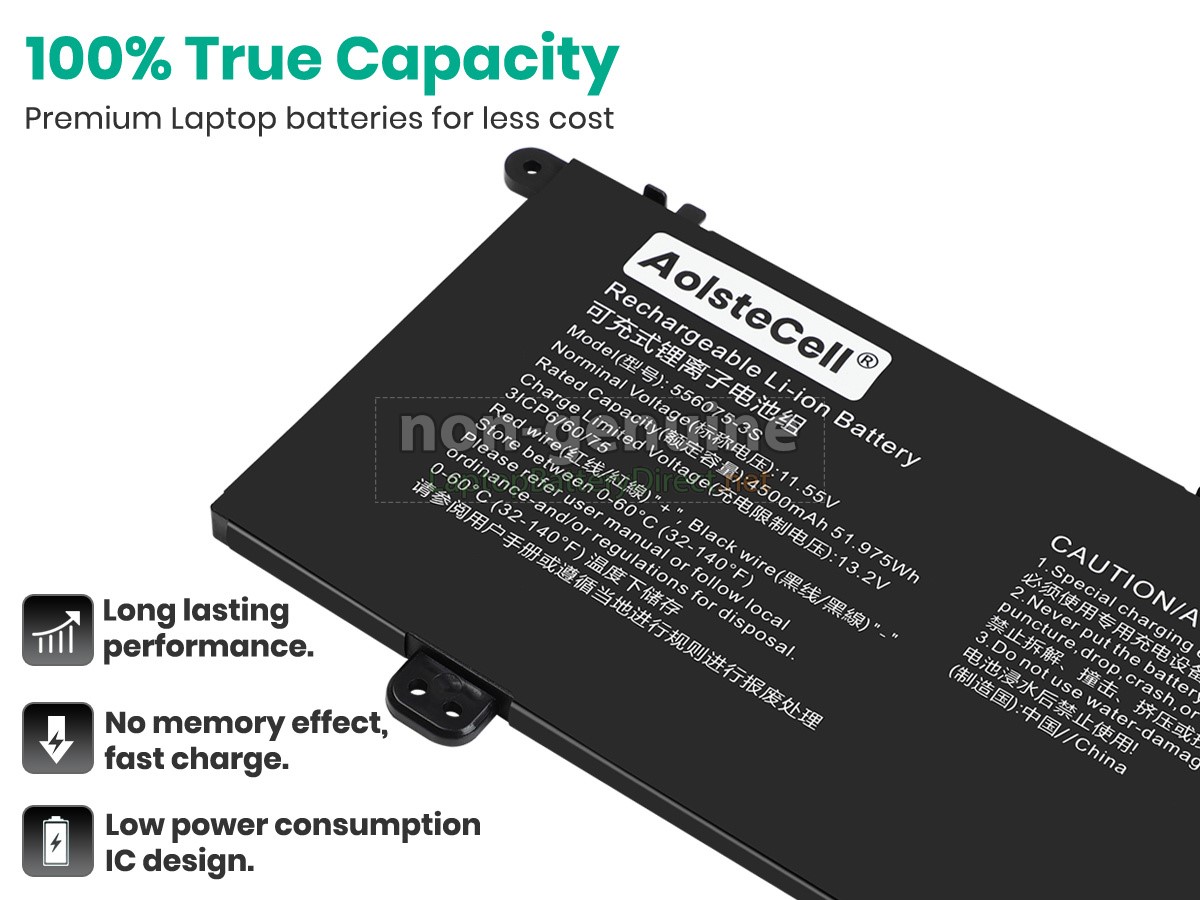 replacement Jumper 556075-3S battery