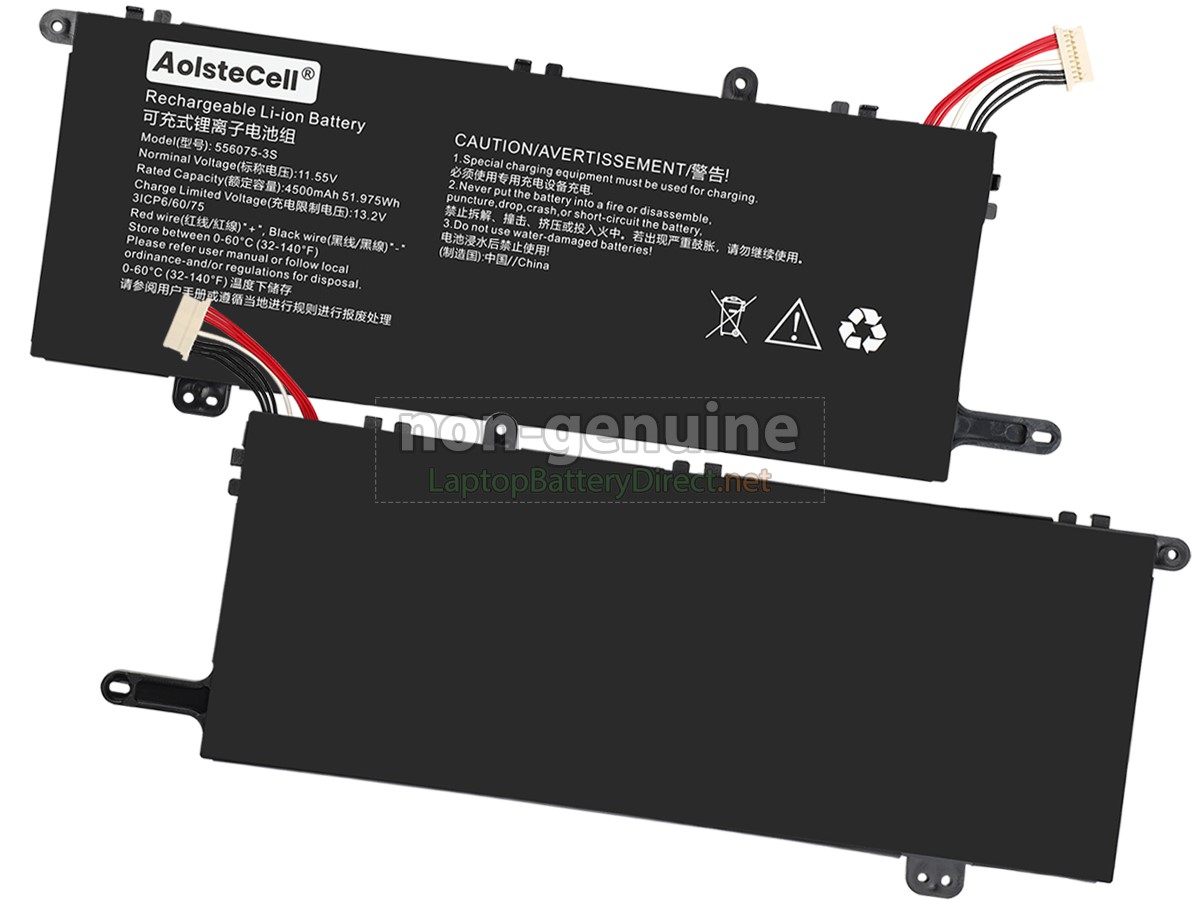 replacement Jumper 556075-3S battery