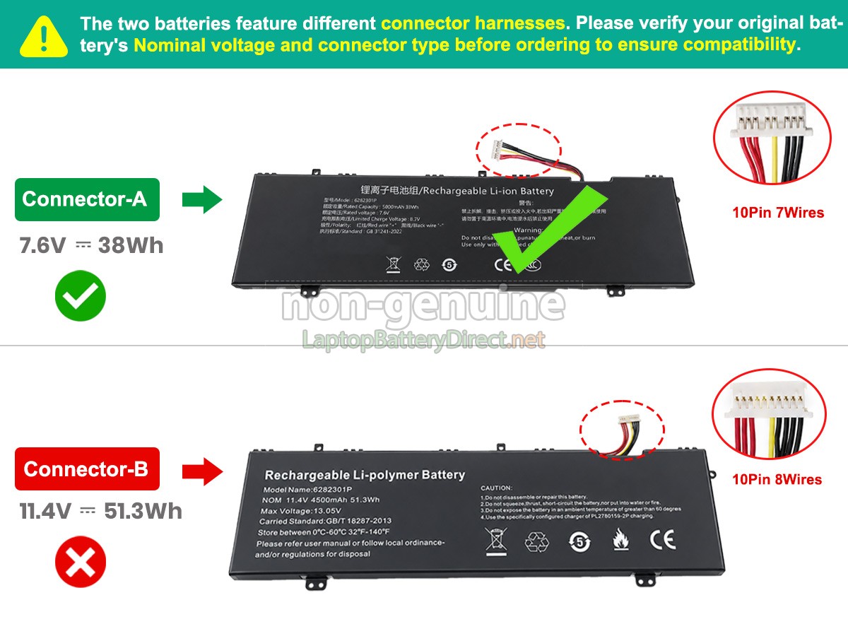 replacement Jumper ECHIPS HOT NB15A-RH battery