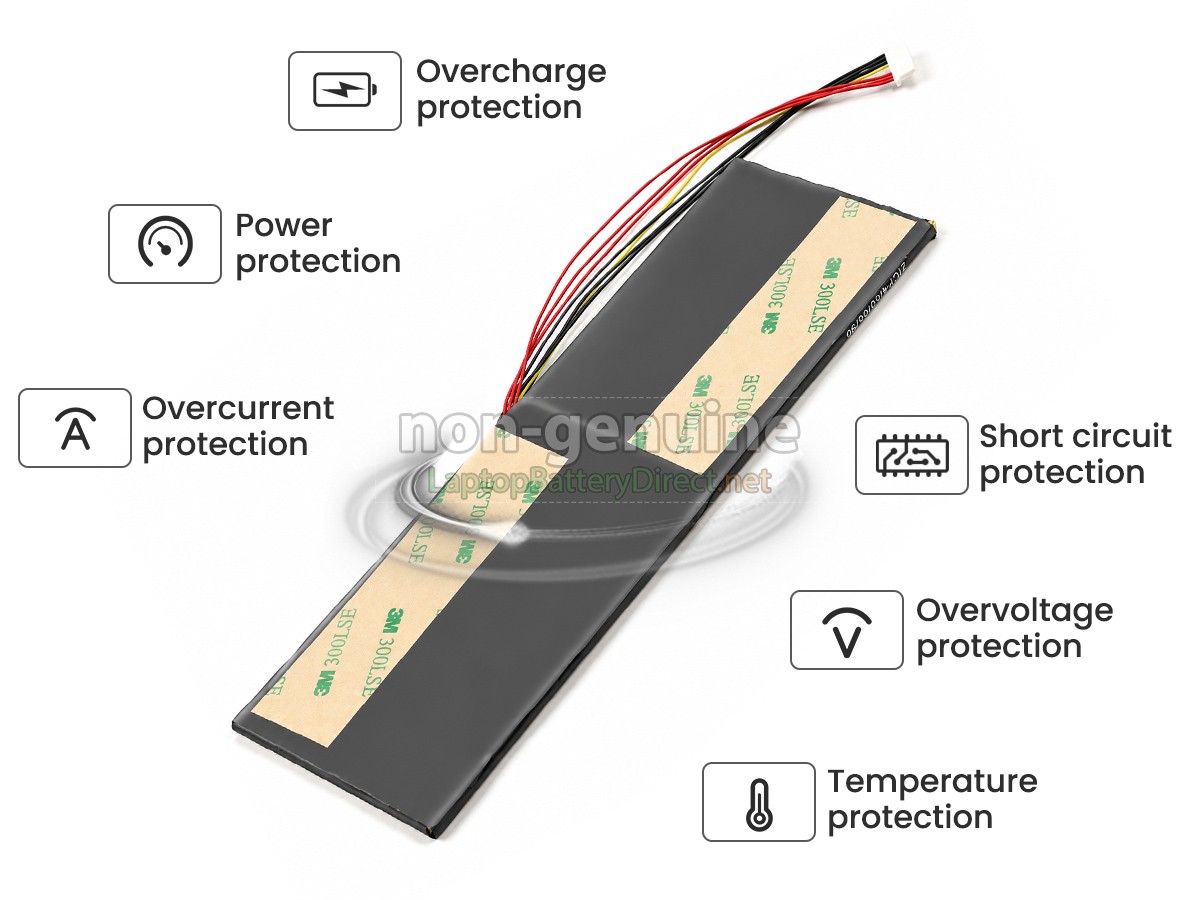 replacement Jumper U516698PV-2S1P battery