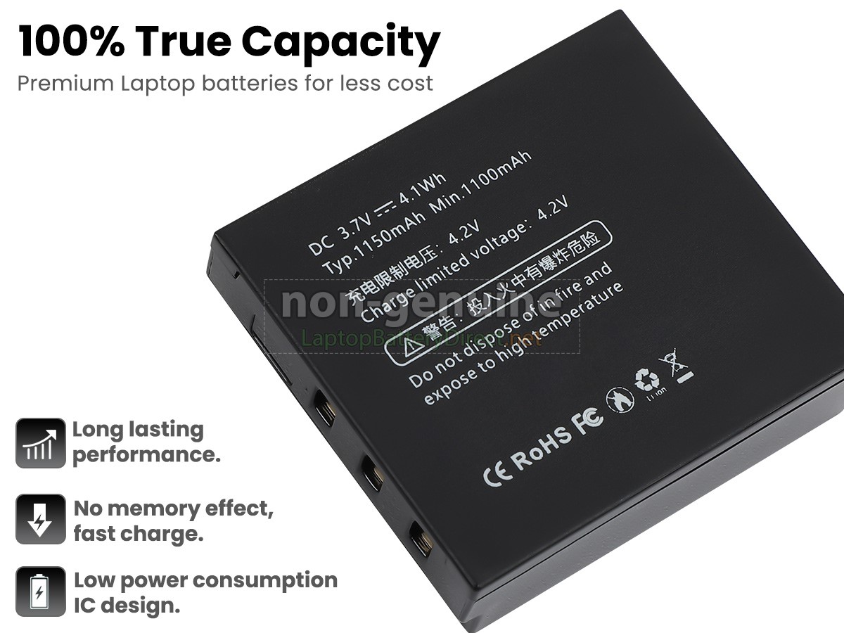 replacement Leica X VARIO (TYP 107) battery