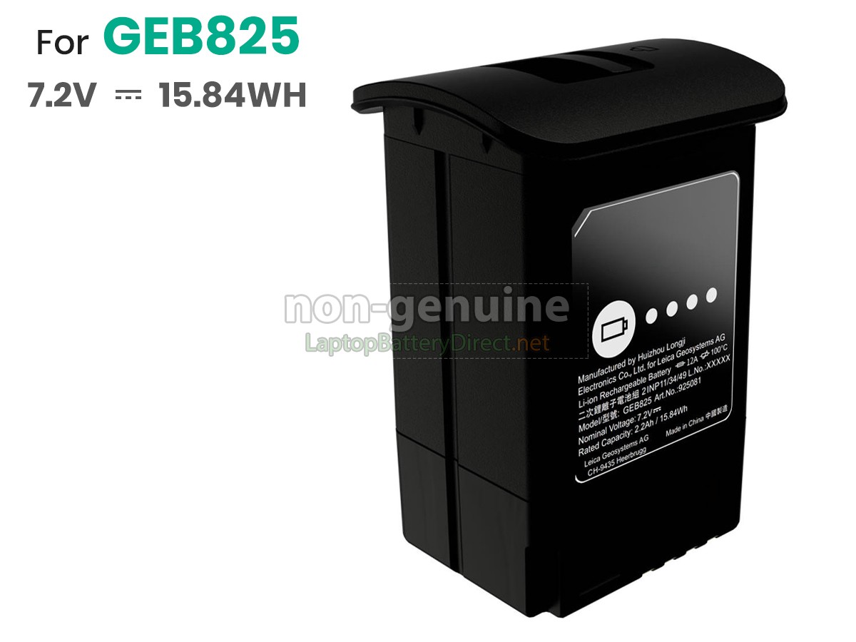 replacement Leica GEB825 battery
