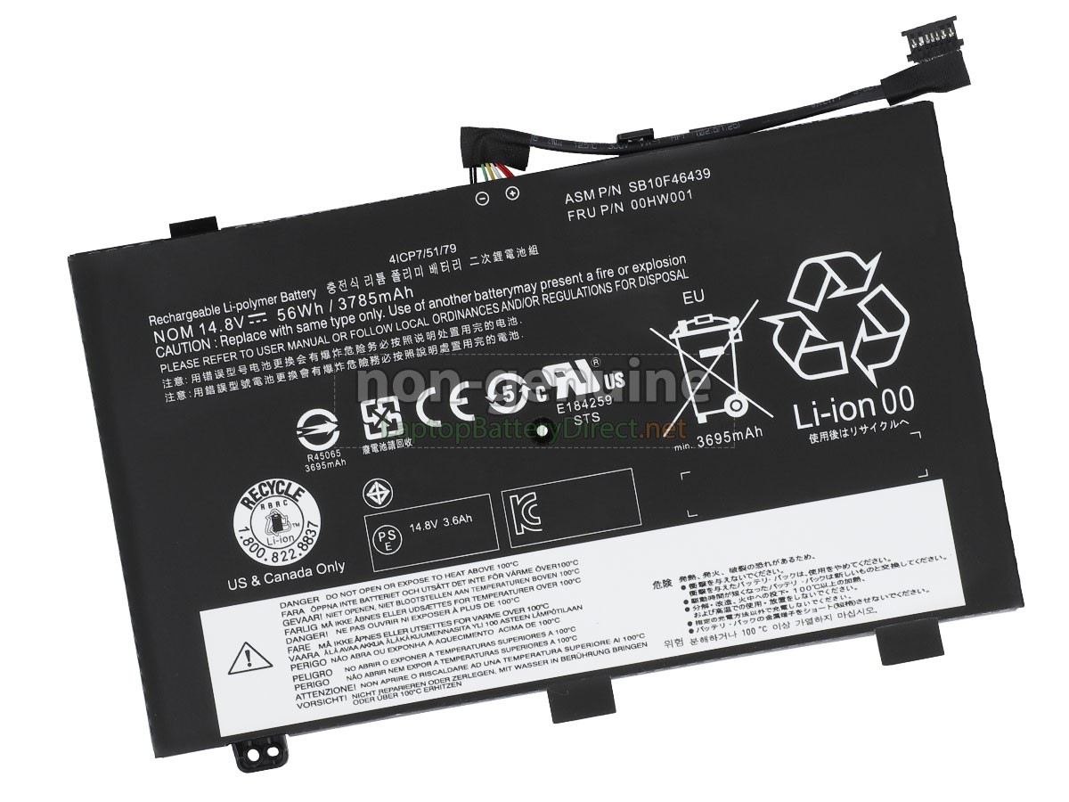 replacement Lenovo ThinkPad YOGA 14-20DM009P++ battery