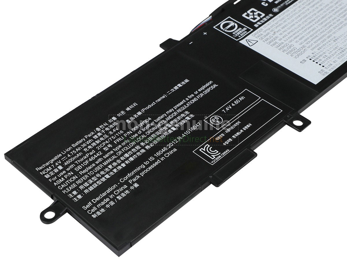 replacement Lenovo SB10F46448 battery
