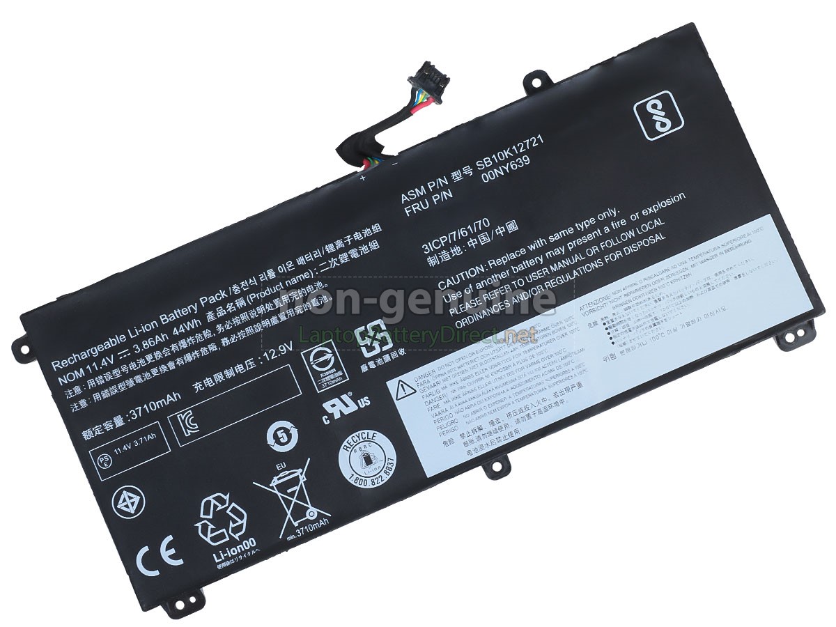 replacement Lenovo 00NY639 battery