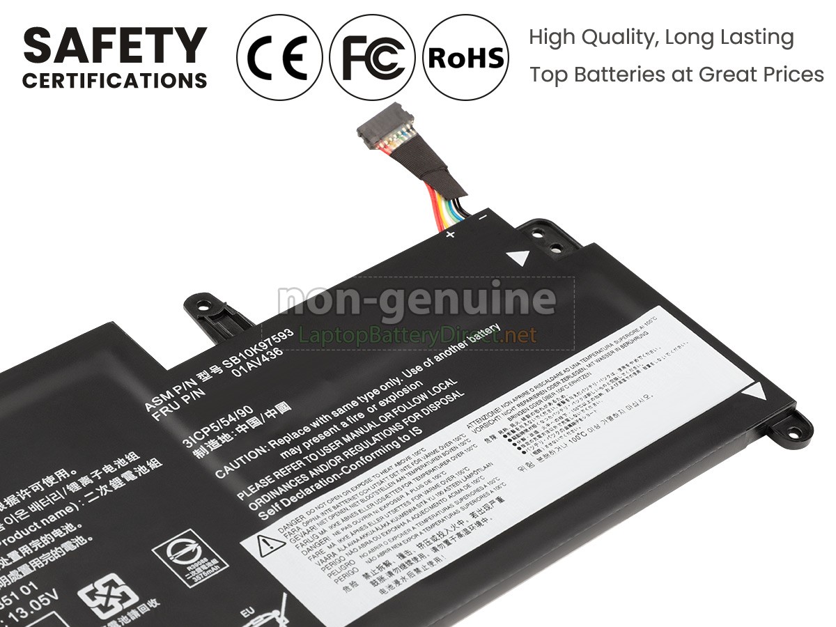 replacement Lenovo 01AV436 battery
