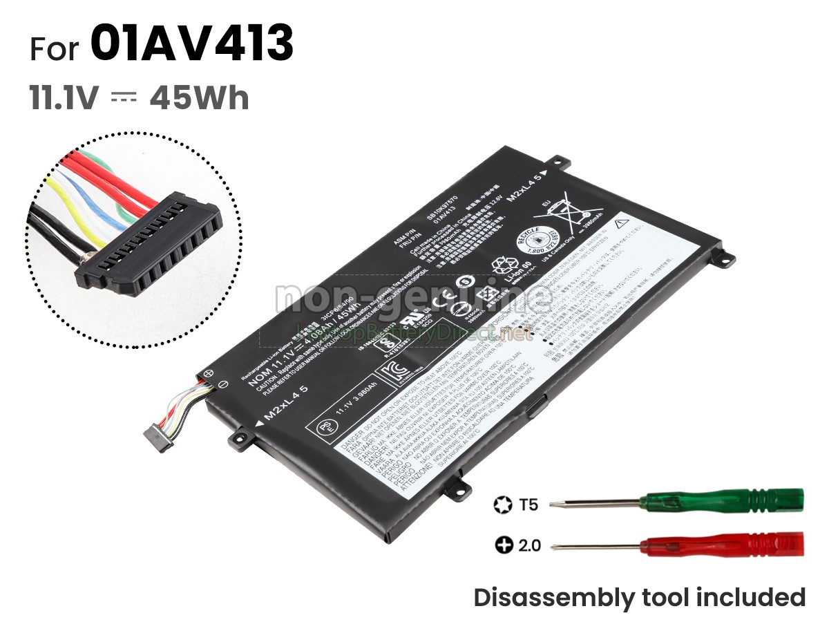 replacement Lenovo 01AV411 battery