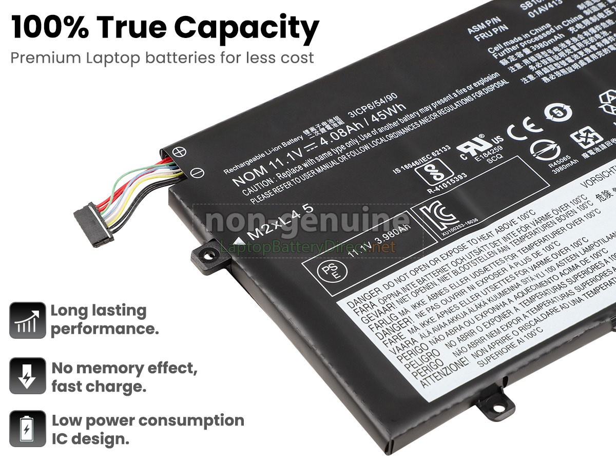 replacement Lenovo 01AV411 battery