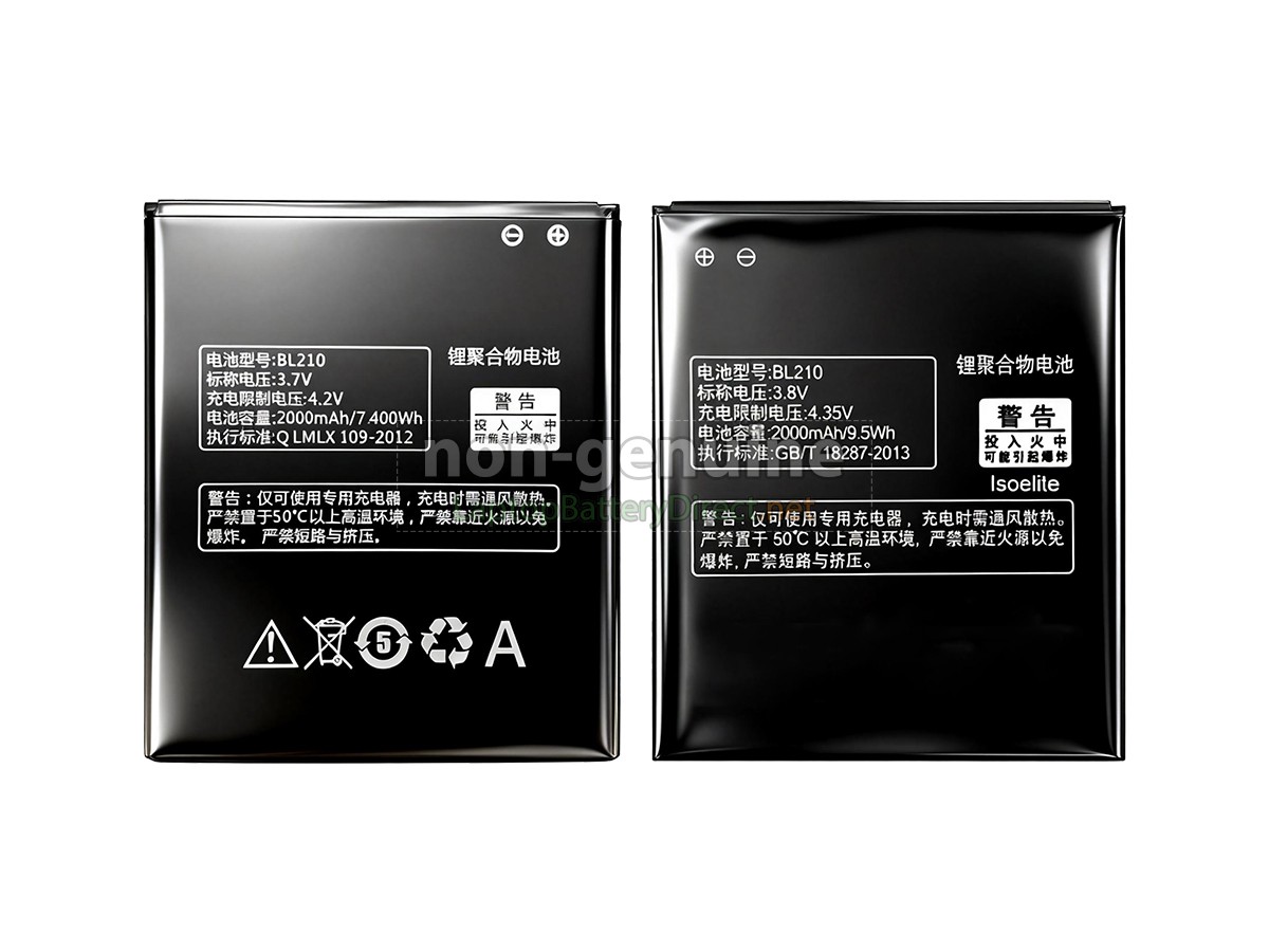 replacement Lenovo BL210 battery